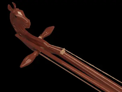 Morin khuur 3D model
