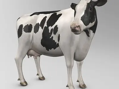 Cow Holstein  purchase 3D model