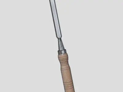 CC0 - Chisel Free low-poly 3D model