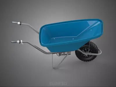 MOTORISED RIM WHEELHUB WHEELBARROW BARROW BRUSHLESS MOTOR SYSTEM 3D model