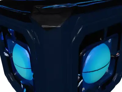 Futuristic SciFi Energy Core 3D model purchase