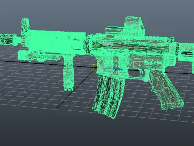 M4A1 Assault Gun 3D model