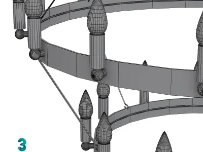 Camino  Vintage  Candelabra 3D model