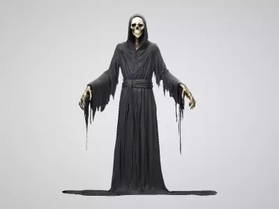 Spectral Guardian Low-poly 3D model