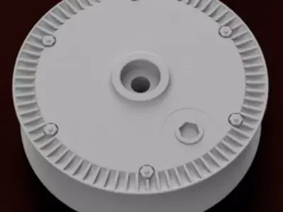 1-5th scale Messerschmitt BF-109 Wheel - Late Version  3D print model