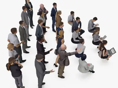  Archviz Business People 