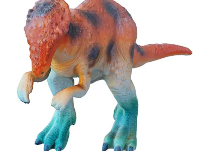 Pachycephalosaurus Toy 3D model