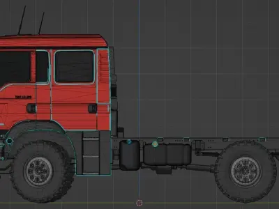 MAN TGM 13 290 3D model