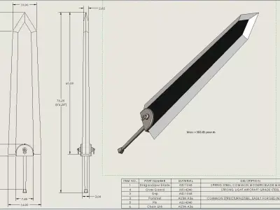 SWARD sword 3D model