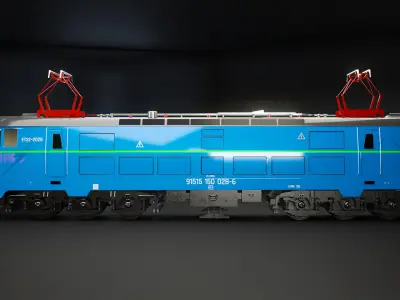 Electric Locomotive ET-22 3D model