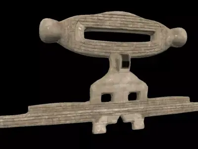 The Spaceship House Cute 3D model