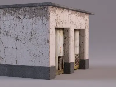 Ultra-Realistic Electrical Equipment Room 3D Model Low-poly 3D model
