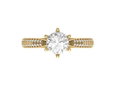 Wedding Ring  3D print model 307
