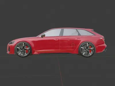 Audi RS 6 Avant Free 3D model