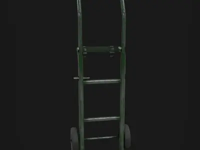 Hand Truck Free low-poly 3D model