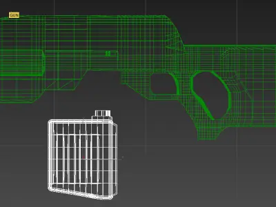 Laser blaster 3D print model
