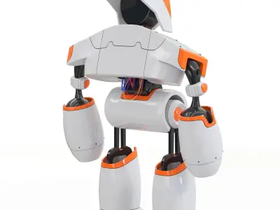 Cute robot 3D model purchase