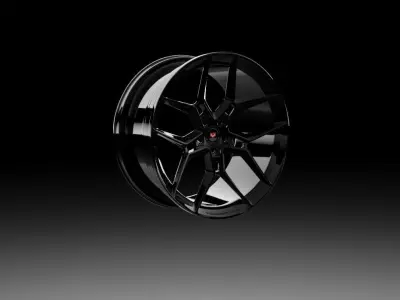 Vossen Wheels - Evo 4 Low-poly 3D model