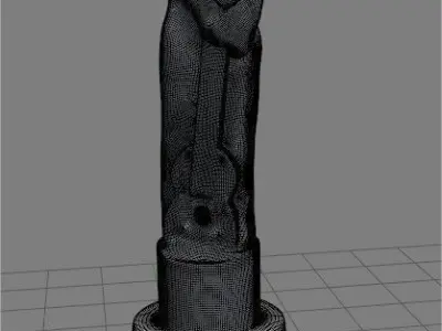 Martin Fierro Award Statuette 3D model 3D model