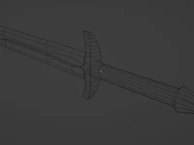 Fantasy Dagger Low-poly 3D model shop