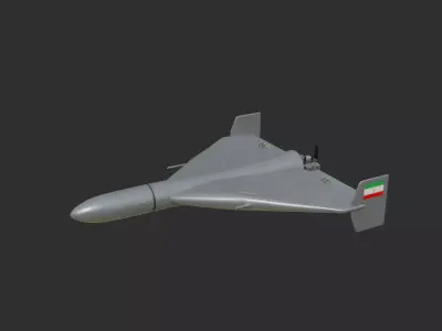 Shahed 136 drone 3D model