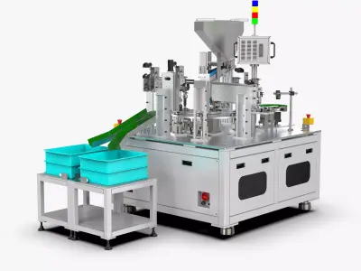Automatic Circlip Assembly Machine 3D model
