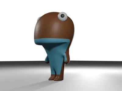 Jug the Dinosaur Low-poly 3D model