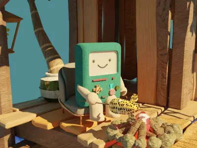 sea shack  3D model