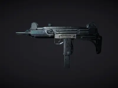 Uzi 01 Active 3D model