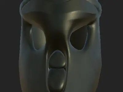 invented helmet 3D model