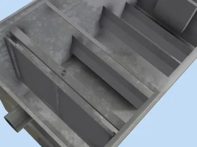 Big grease trap 3D model