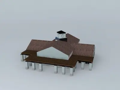 Victorville Transportation Centre Free 3D model