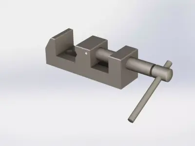 Pequena Morsa - Little Lathe 3D model