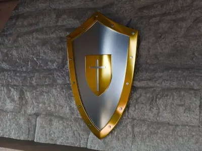 Medieval Metal Sword and Shield Pack - Game and Cinematic