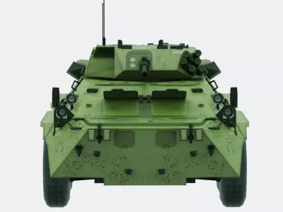 Armored Personnel Carrier Military Army APC Game Ready Low-poly 3D model