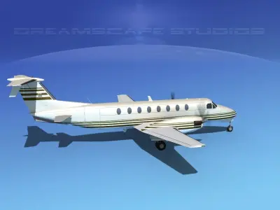 Beechcraft 1900C V19 3D model