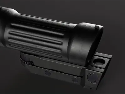 Elcan C79 Scope Low-poly 3D model