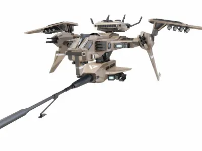 AIRCRAFT 039 CANNON TYPE 3D model
