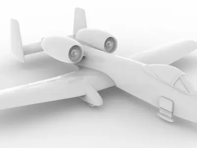 Aircraft 12 3D model