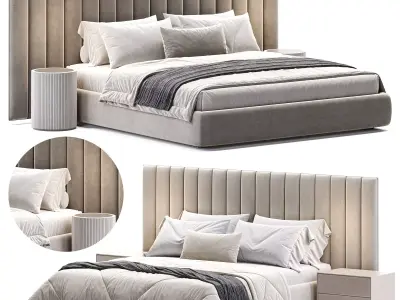 Maxwell Bed By Idealbeds Low-poly 3D model