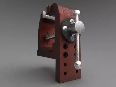 Mechanical vice Free 3D model
