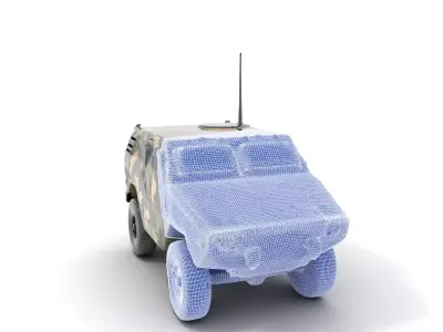 Camouflage Armored Vehicle model pack Low-poly 3D model from CGTrader - Low-poly
