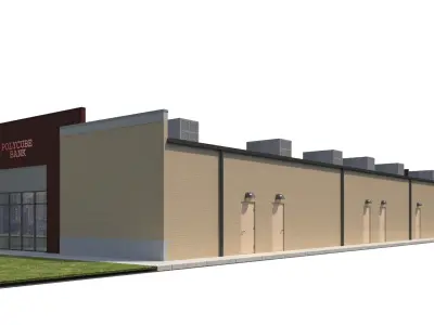 Retail-092 Retail Store 3D model