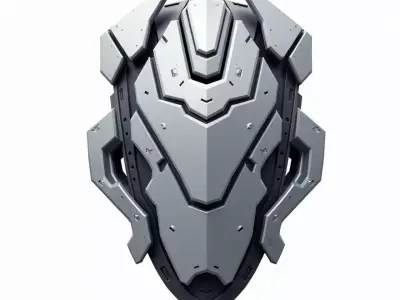 sci-fi fantasy shield 3D print model purchase