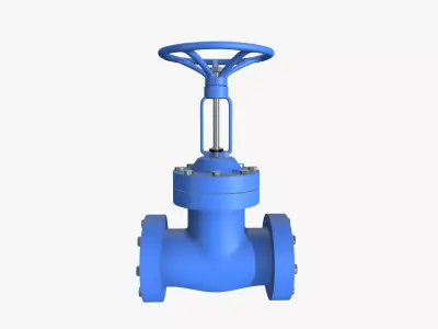 Valve Low-poly 3D model buy