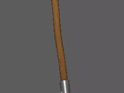 Pitchfork  Low-poly 3D model