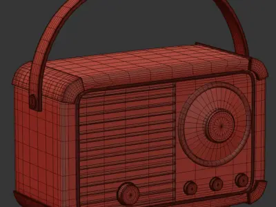 radio 5 3D model