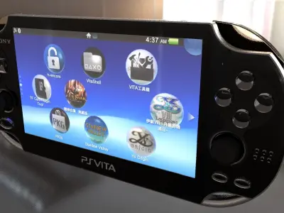 sony psv1000 Low-poly 3D model