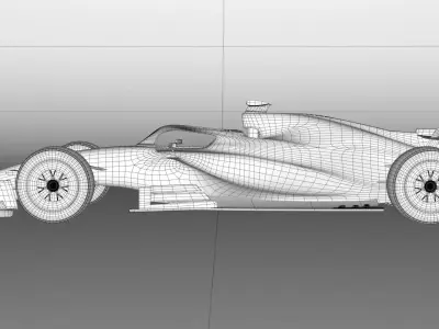 F1 2026 RedBull RB-22  Low-poly 3D model