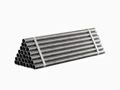 Industrial Pipes 02 3D model